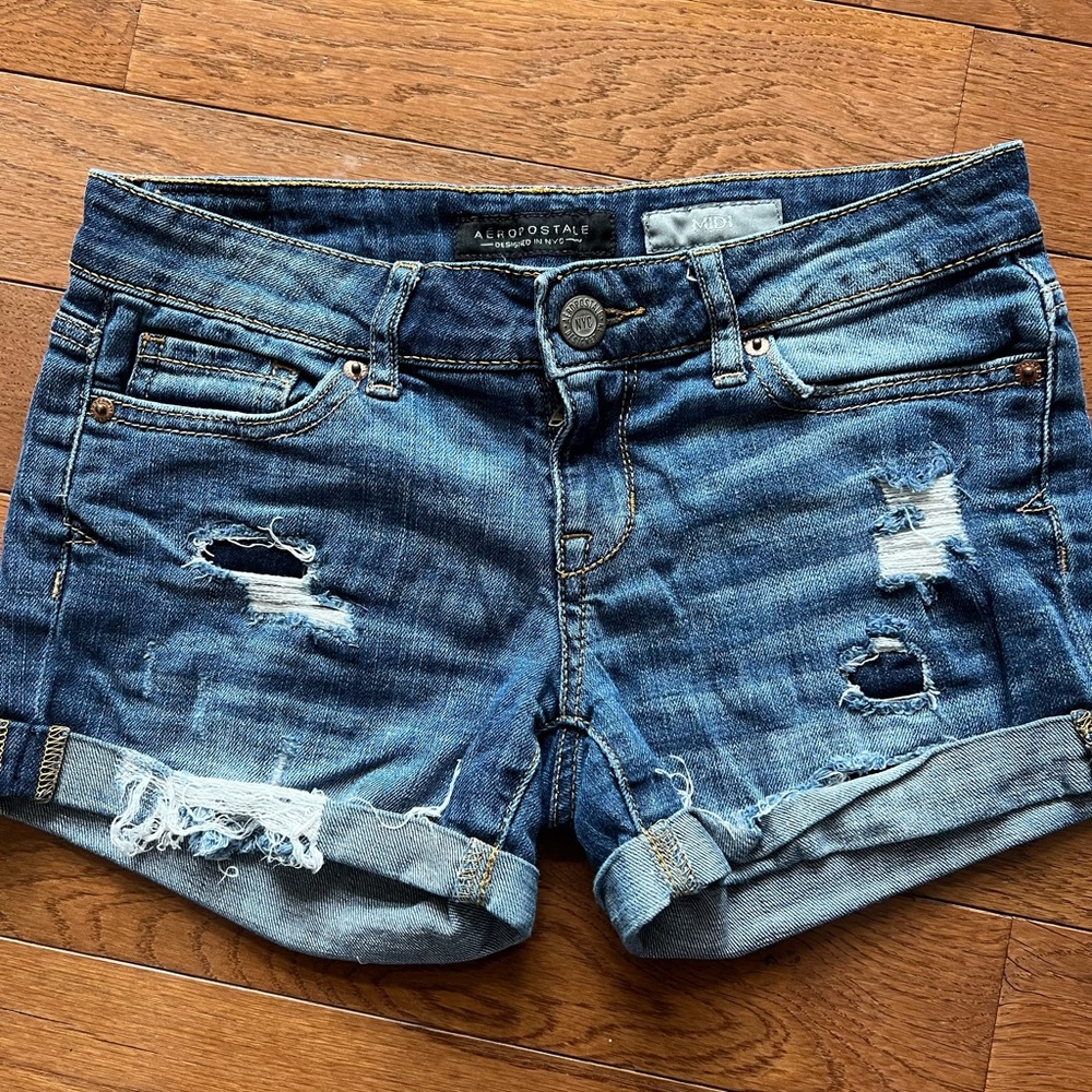 💥HUDSON/AEROSPSTALE/H & M SHORTS BUNDLE-0/25/S💥 - Picture 7 of 14